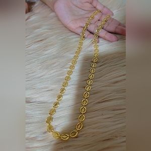 24K Dubai Gold plated Long Chain 30-33 inches